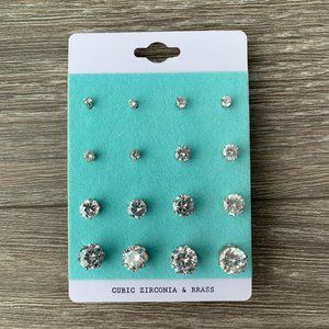 Akira | Diamond Earrings | 8 Pack